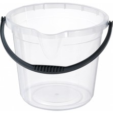 Brf Store Prime 13 L Şeffaf Temizlik Kovası – Ergonomik Saplı, Alt Tutma Kulplu, Ölçü Çizgili, Dayanıklı Plast