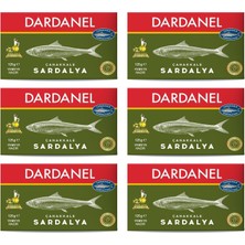 Brf Store Prime Dardanel Zeytinyağlı Çanakkale Sardalya 125 gr x 6 Adet