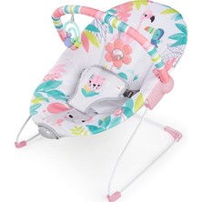 Brf Store Prime Bright Starts Flamingo Vibes 3 Noktalı Emniyet Kemeri Titreşimli Salyangoz ve Oyuncak Barı 0-6