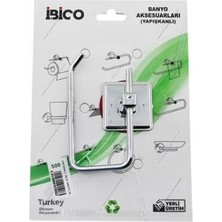 Esranın Dünyası Ibico Metal Açık Wc Kağıtlık, Yapışkanlı Montaj, Banyo Aksesuarı