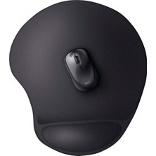Esranın Dünyası Trust Bigfoot Xl Jel Fare Altlığı (Ekstra Büyük Fare Yüzeyi 255 x 295 Mm, Ergonomik Yumuşak Jel Bilek Desteği, Sıvı Kontrol Için Yüzey Yapısı) Siyah