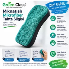Green Class Mıknatıslı Tahta Silgisi-Microfiber- 2 Adet