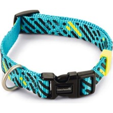 Esranın Dünyası Beeztees Köpek Tasması, Turkuaz, 26-40CM, 15MM