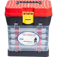 Brf Store Prime Asr 2089 Super Organizerli Çanta 4 Çekmeceli Tabure Balıkçı Çantası Bag 2089