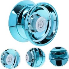 Brf Store Prime Metal Yoyo Oyuncak Extra Rulmanlı Profesyonel Yo-Yo Oyuncağı Unresponsive Yoyo Mavi