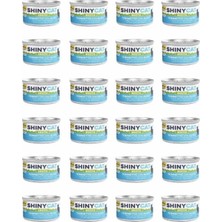 Esranın Dünyası Gimcat Shinycat Broth (Sos Içinde) Ançüezli Ton Balıklı Kedi Konservesi 70GR x 24 Adet