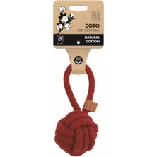 Esranın Dünyası M-Pets Coto Red Loop Ball 8cm Çekmeli Örgü Top Oyuncak