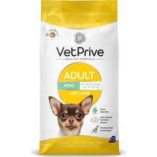 Esranın Dünyası Vet Prive Mini ve Küçük Irk Yetişkin Köpek Maması Kuzu Etli 8 kg