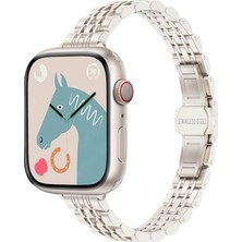 Brf Store Prime Quse Jubilee Kordon, Apple Watch Series Se/11/10/9/8/7/6/5/4/3 ile Uyumlu Ince Çelik, 46MM/45M