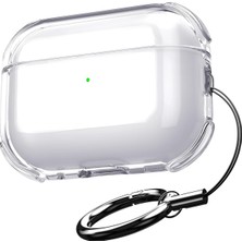 Brf Store Prime Minesk Airpods 4 Için Ultra Şeffaf Silikon Kılıf Darbe Emici Köşeler ile Mükemmel Koruma ve Yü