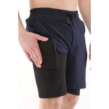 Brf Store Prime Genıus Storeerkek Running Hızlı Kuruma Micropoly Antrenman Halısaha Fitness Kısa Taytlı Outdoo