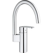Esranın Dünyası Grohe Wave Cosmopolitan Quickfix Eviye Bataryası |0°/150°/360° Dönüş Açısı | Krom | 32449001