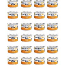 Esranın Dünyası Gimcat Shinycat Jelly (Jöle Içinde) Tavuklu Kedi Konservesi 70GR x 24 Adet
