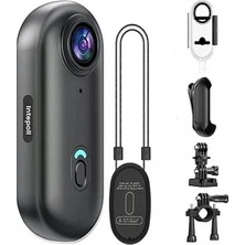 Epilons Mini 4K Wıfı Aksiyon Kamerası Vücut Kamerası Giyilebilir Video Kaydedici Hafıza Kartı Dahil