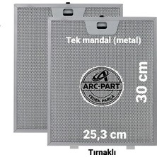 ARC-PART Siemens LC64PCC50T Davlumbaz Alüminyum Filtre 25X30 cm ( 2 Adet )