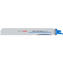 Esranın Dünyası Bosch 25X Pro Thick Metal S1137HBF Hassas Panter Testere Bıçağı (Metal Borular ve Profiller, Demir Içermeyen Metaller, Uzunluk 225 Mm, Professional Aksesuar Panter Testere)
