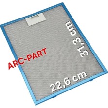 ARC-PART Kumtel Lüxell DA6-833 Davlumbaz Filtre 22,6 x 31,2 cm