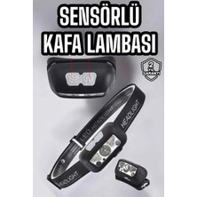Nemere İthalat Kafa Lambası Kamp Lambası Sensörlü Şarjlı Ayarlanabilir Nemere Ithalat