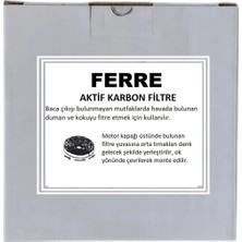 ARC-PART Ferre D067-SA Silentart 90CM Davlumbaz Karbon Filtre 1 Takım (2 Adet)