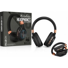 Geneloem HZ-BT760 Bluetooth Kulaklık Hafıza Kartı ve Aux Girişli Fm Radyolu Şarjlı Kulaküstü Kablosuz Kulaklık Super