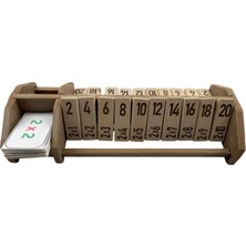 Esranın Dünyası Ahşap Matematik Öğrenme Oyunu, Çarpım Tablosu Eğitici Seti, 2 Leri Öğren, Kolay Öğren