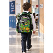 Dodomar Ninja Kaplumbağalar Turtles Ilkokul Okul Çantası Öğrenci Sırt Çantası 40 x 30 x 16