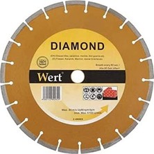 Esranın Dünyası Wert W 2711/115 Granit Mermer Elmas Tesetere, Turuncu/gri 115MM