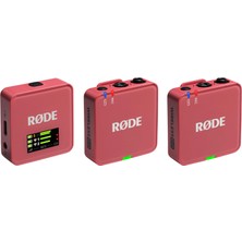 Esranın Dünyası Røde Wireless Go (Gen 3) - Üçüncü Nesil, 32-Bit, Çift Vericili, Kayıt Özellikli Kablosuz Mikrofon Seti (Roze)