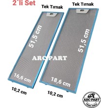 ARC-PART Beko P40 G Metal Filtre Seti 18,5X51,5 / 16,5X51,5 - 2'li Set
