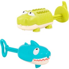Esranın Dünyası B. Toys B.toys Eğlenceli Su Tabancası Seti - Timsah ve Köpekbalığı Beyaz