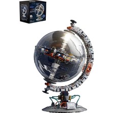 Esranın Dünyası Jaki Space Pop Serisi Sertifikalı Dünya Haritası 770 Parça Oyucak Yapım Seti -FFJKCK006