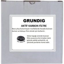 ARC-PART Grundıg Gdpp 2131 x Karbon Filtre – Bacasız Kullanım Için Aktif Karbon Davlumbaz Filtresi