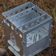 Esranın Dünyası Kamp Ayısı® Pyroeco™ Ateş Kutusu: Pratik ve Katlanabilir Çantalı Metal Kamp Ocağı