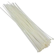 Esranın Dünyası Parcbeny 100'LÜ Paket 15 cm 2.5 mm Beyaz Sağlam Kopmaz Kablo Bağı (100, 15 Cm)