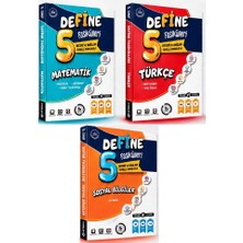 Fi Yayınları 5. Sınıf Türkçe + Matematik + Sosyal Bilgiler Define Fasikül Seti
