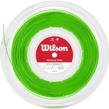 Esranın Dünyası Wilson Revolve Spin 17 Makara Makara Teli Tenis Raketi, Unisex Einheitsgröße Yeşil