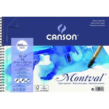 Esranın Dünyası Canson Montval Eskiz ve Resim Defteri, Spiralli, 12 Sayfa, A4, 300G