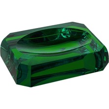 Esranın Dünyası System Cyrstal Bath Accessory Soap Dish Green Yeşil Tek Ebat BA2051 008 C5