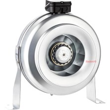 Esranın Dünyası BADEM10 Kanal Tipi Radyal Fanlar Aspiratör Havalandırma Fanı 180 W Kirli Hava Tahliye Metal Vantilatör 180W
