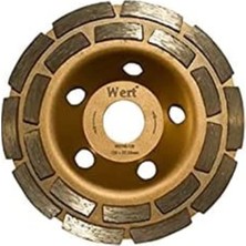Esranın Dünyası Wert 2740-100 Elmas Taşlama Diski, Çift Sıra, 100MM