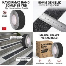 Esranın Dünyası Kaydırmaz Bant, Siyah, 50MM x 15 Yarda, Güvenlik Şeridi