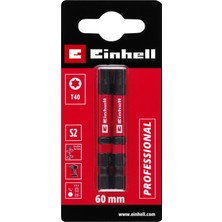 Esranın Dünyası Orijinal Einhell Darbeli Bit Seti – 2 Parça, 60 Mm, T40 (S2 Çelik, Çift Torsiyon Bölgesi, Yüksek Dayanıklılık, Kırmızı Renk Halkası, E 6.3 Sap) - 49132200