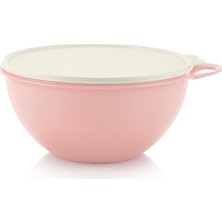 Esranın Dünyası Tupperware Mikser Gıda Hazırlama ve Karıştırma Kabı Toz Pembe 4.5 Lt