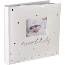 Esranın Dünyası Malden International Designs Sweet Baby Fotoalbum, 160 x 10 Cm, Weiß