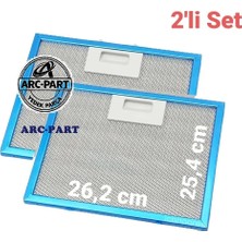 ARC-PART Silverline Retro 2238 Metal Filtre 26,2X25,3 cm Tel Filtre
