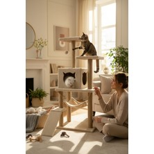 Empressco S9 Kedi Tırmalama ve Oyun Evi