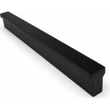 Esranın Dünyası Özen 160 mm 16 cm Düz Mat Siyah Metal Mobilya Kulpu Uzun Çekmece Dolap Kapak Mutfak Dolabı Kulbu