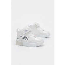 Vicco Şira Beyaz Anatomik Rahat Sneaker Işıklı Kız Çocuk Bot 946.B26K.257
