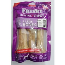 Freshy Naturel Large Dental Kemik 3'lü Paket 12,5cm Köpek Ödülü 165GR