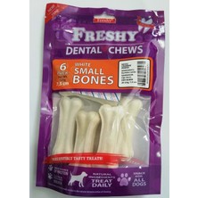 Freshy Beyaz Small Dental Kemik 6'lı Paket 7,5cm Köpek Ödülü 135GR